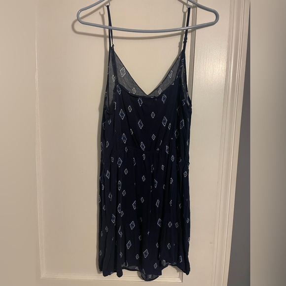 Charming Charlie Navy Blue Jumpsuit Size XL - Picture 3 of 3